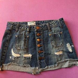 Jean skirt